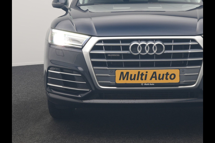Audi Q5 50 TFSI e quattro Pro Line PHEV 300pk Dealer O.H | Trekhaak Afn. | Panodak | Sportstoelen Verwarmd | Cruise Control | Navigatie | DAB | Virtual | 18"L.M | Plug In Hybrid |