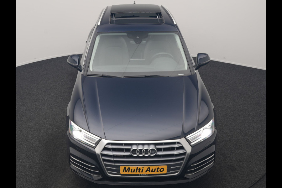 Audi Q5 50 TFSI e quattro Pro Line PHEV 300pk Dealer O.H | Trekhaak Afn. | Panodak | Sportstoelen Verwarmd | Cruise Control | Navigatie | DAB | Virtual | 18"L.M | Plug In Hybrid |