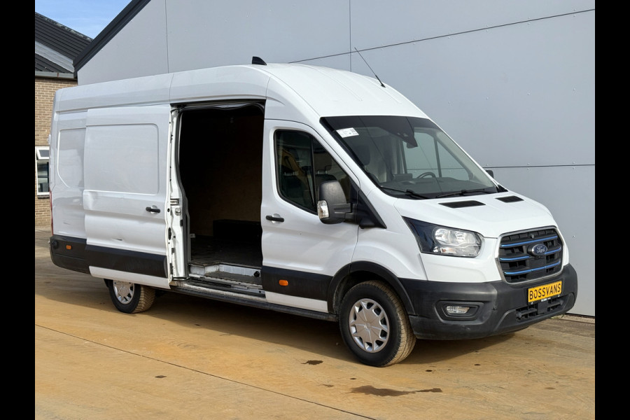 Ford E-Transit 68kWh 184PK L4H3 316km WLTP 94,7% (SOH) BEV Snelladen Carplay Climate control Parkeersensoren v+a Stoelverwarming