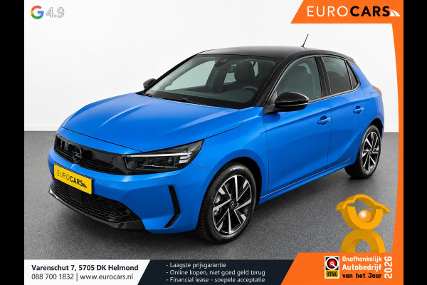 Opel Corsa 1.2 Turbo 100pk Facelift Navigatie By App Wireless Stoel en Stuurverwarming Parkeersensoren Airco Cruise Control Vertigo Black Roof  LMV Android Auto