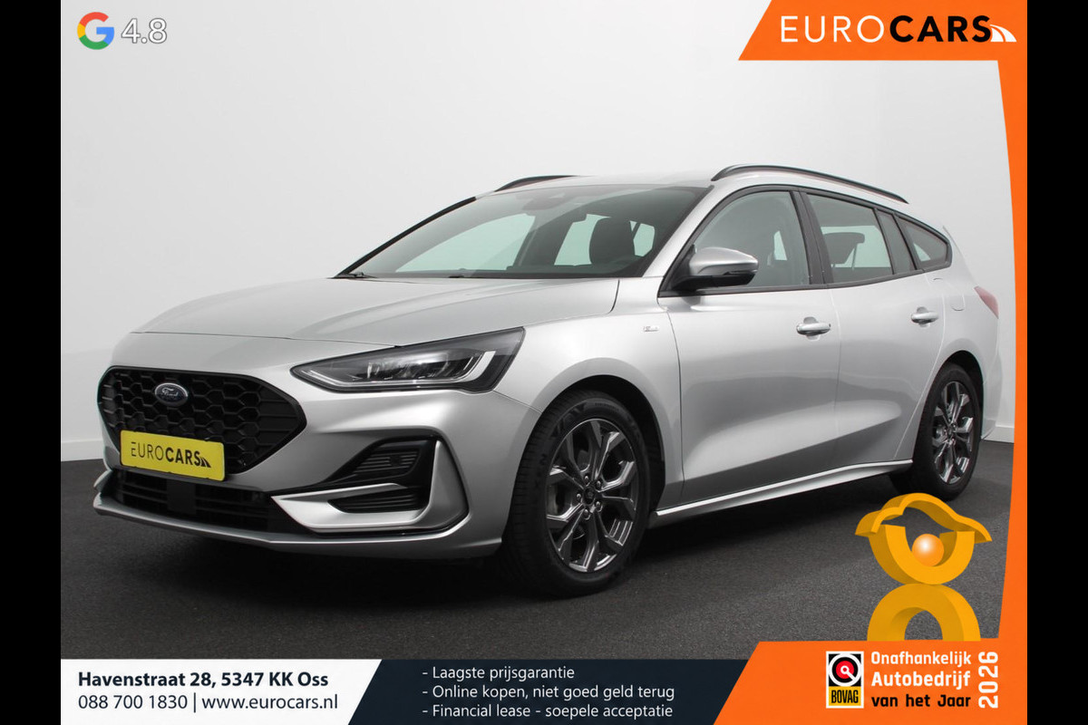 Ford FOCUS Wagon 1.0 125pk Hybrid Automaat ST Navigatie Climate control Cruise control Apple Carplay/Android Auto Lichtmetalen velgen Parkeersensoren Led Matrix koplampen