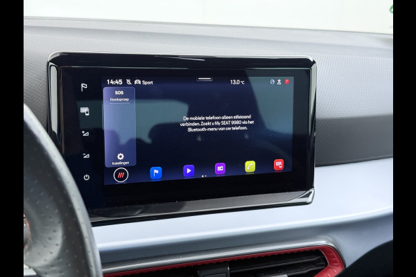 Seat Ibiza 5Drs FR Sport Adap.Cruise Camera Leer/Alcantara Sportstoelen+Verwarmd Lmv 18" Pdc Led Virtual Cockpit Ecc Navi Apple Carplay/And ESP Spoorassist Privacy-glass Sport onderstel  Lmv Isofix DAB Licht-/regensensor Origineel Nederlandse Auto