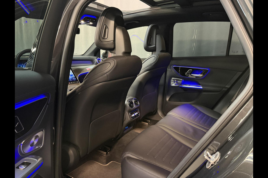 Mercedes-Benz GLC 300e 4MATIC AMG Line 20"/Trekhaak/Panoramadak/Burmester/Adaptieve cruise/Leder + memory/Stuur + stoelverwarming/360 camera/Head-up/Dodehoek/Sfeerverlichting