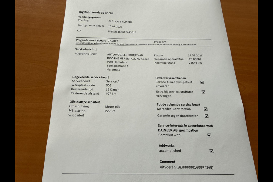 Mercedes-Benz GLC 300e 4MATIC AMG Line 20"/Trekhaak/Panoramadak/Burmester/Adaptieve cruise/Leder + memory/Stuur + stoelverwarming/360 camera/Head-up/Dodehoek/Sfeerverlichting