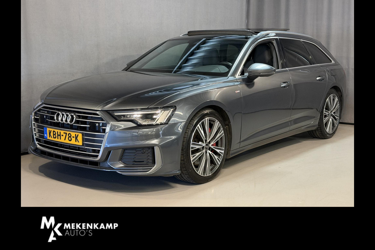 Audi A6 Avant 55 TFSI e quattro Pro Line S Competition 20"/SOH 91%/RS stoelen leder + memory/Panoramadak/Trekhaak/B&O audio/Stoel + stuurverwarming/Adaptieve cruise/Keyless/Camera/Matrix LED