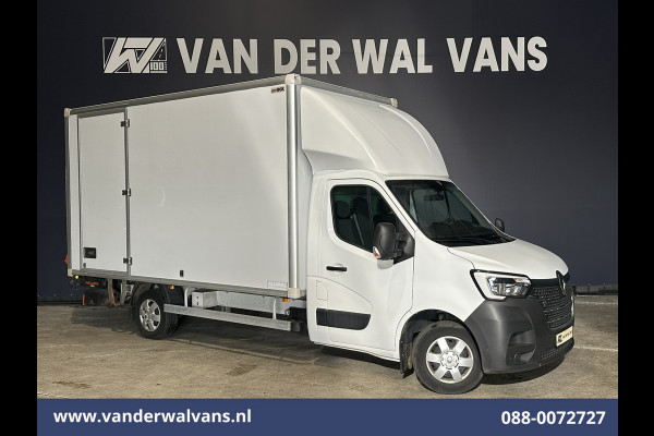Renault Master 2.3 dCi 164pk Bakwagen 232cm Hoog Laadklep Zijdeur 21m3 KUUB Euro6 Airco | Navigatie | LED | Trekhaak Cruisecontrol, Bijrijdersbank