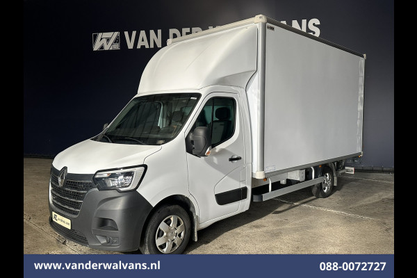 Renault Master 2.3 dCi 164pk Bakwagen 232cm Hoog Laadklep Zijdeur 21m3 KUUB Euro6 Airco | Navigatie | LED | Trekhaak Cruisecontrol, Bijrijdersbank