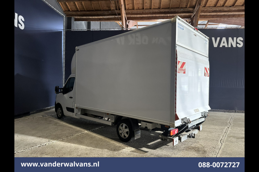 Renault Master 2.3 dCi 164pk Bakwagen 232cm Hoog Laadklep Zijdeur 21m3 KUUB Euro6 Airco | Navigatie | LED | Trekhaak Cruisecontrol, Bijrijdersbank