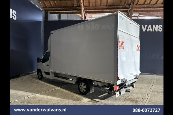 Renault Master 2.3 dCi 164pk Bakwagen 232cm Hoog Laadklep Zijdeur 21m3 KUUB Euro6 Airco | Navigatie | LED | Trekhaak Cruisecontrol, Bijrijdersbank