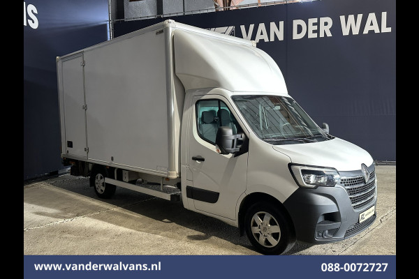 Renault Master 2.3 dCi 164pk Bakwagen 232cm Hoog Laadklep Zijdeur 21m3 KUUB Euro6 Airco | Navigatie | LED | Trekhaak Cruisecontrol, Bijrijdersbank