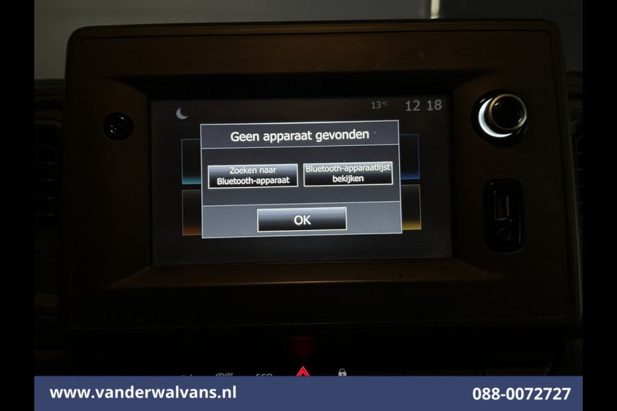 Renault Master 2.3 dCi 164pk Bakwagen 232cm Hoog Laadklep Zijdeur 21m3 KUUB Euro6 Airco | Navigatie | LED | Trekhaak Cruisecontrol, Bijrijdersbank