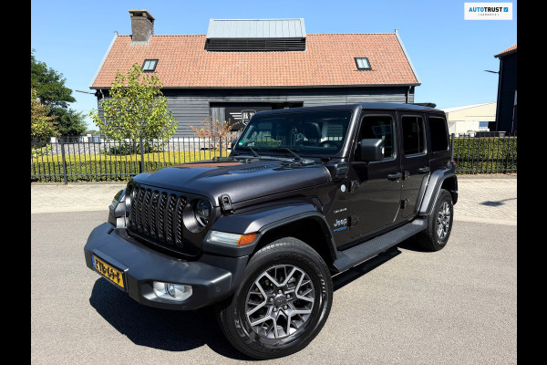 Jeep Wrangler UNLIMITED Jeep Wrangler 380 Sahara 2.0 PHEV Softtop AWD 4x4 Leer Navi Led-Xenon