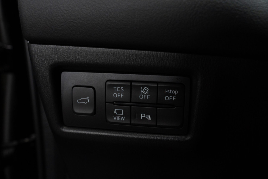 Mazda CX-5 2.5 4WD SkyActiv-G 194 HUD Bose 360 ACC Open dak Stuurverwarming Stoelventilatie Stoelverwarming voor & achter Memory seats Elektr. bedienbare achterklep PDC Climate Control Cruise Control Afneembaar trekhaak LM velgen