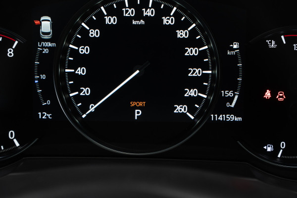 Mazda CX-5 2.5 4WD SkyActiv-G 194 HUD Bose 360 ACC Open dak Stuurverwarming Stoelventilatie Stoelverwarming voor & achter Memory seats Elektr. bedienbare achterklep PDC Climate Control Cruise Control Afneembaar trekhaak LM velgen