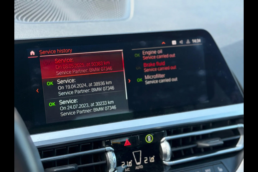 BMW 3-serie 320i High Executive M-pakket Performance(Dealer OndH, Dakraam, Addapt Cruise, Camera, Carplay, StoelV, Navi Prof, Etc)