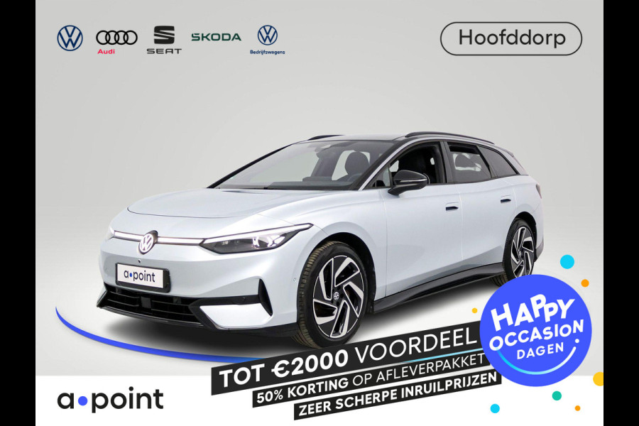 Volkswagen ID.7 Tourer Pro S Business 86 kWh 286 pk | Verlengde garantie | Navigatie | Warmtepomp | Panoramadak | Trekhaak (wegklapbaar) | Park assist | Rondomzicht camera |