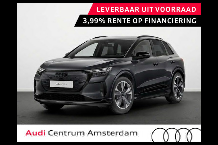 Audi Q4 e-tron S edition 63 kWh 204 pk | Techniekpakket plus | Privacy glas | Optiekpakket zwart | Trekhaak |