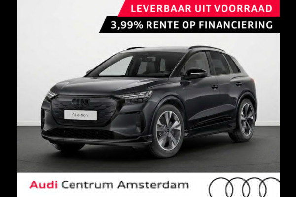 Audi Q4 e-tron S edition 63 kWh 204 pk | Techniekpakket plus | Privacy glas | Optiekpakket zwart | Trekhaak |