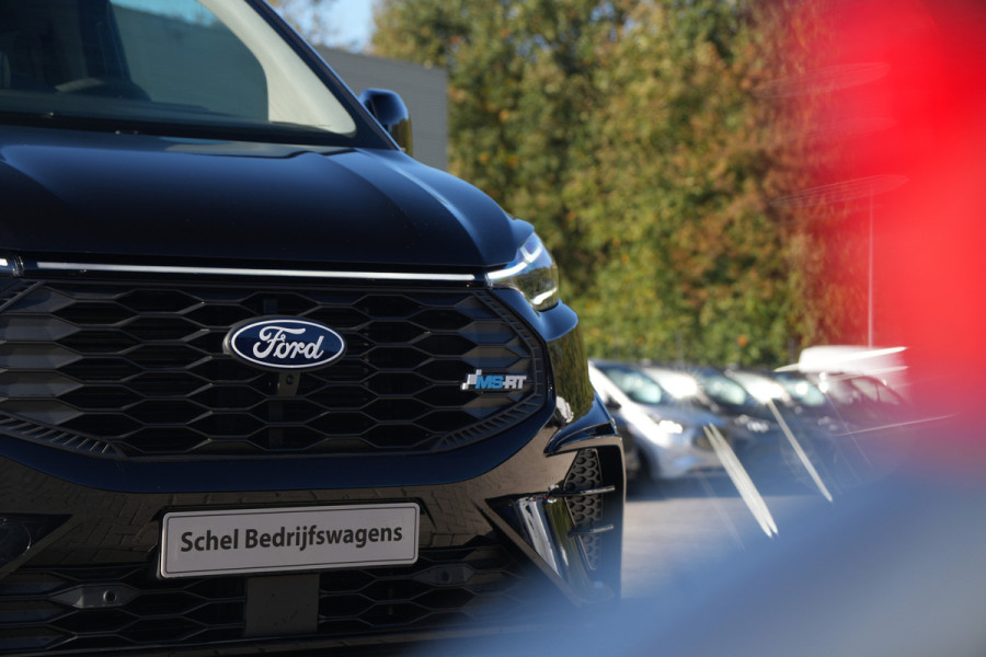 Ford E-Transit Custom 340 L2H1 MS-RT 71 kWh DC 286pk 5 Zits - 2x Schuif - Kuipstoelen - Stoel/Stuurverwarming - 360 Camera - Ultimate Pack - Rijklaar