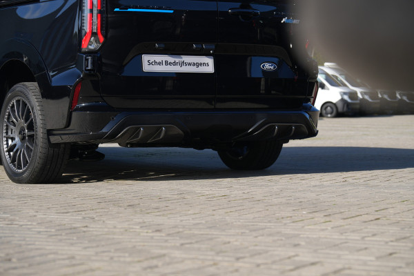 Ford E-Transit Custom 340 L2H1 MS-RT 71 kWh DC 286pk 5 Zits - 2x Schuif - Kuipstoelen - Stoel/Stuurverwarming - 360 Camera - Ultimate Pack - Rijklaar