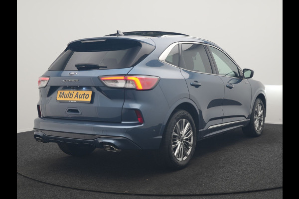 Ford Kuga 2.5 PHEV Vignale 225pk Dealer O.H | Trekhaak Af Fabriek | Panodak | Adaptive Cruise | 360 Camera | Bang & Olufsen | Head Up | Lederen Sportstoelen Memory & Verwarmd | Keyless | Apple Carplay | Navigatie | Virtual | DAB | 18"L.M | Plug In Hybrid |