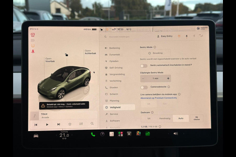 Tesla Model Y Long Range AWD 75 kWh 514 PK | Panoramadak | 360 Camera | LED Verlichting | CarPlay | Lichtmetalen Velgen | Elektrische Stoelen | Elektrische Klep | Navigatie |