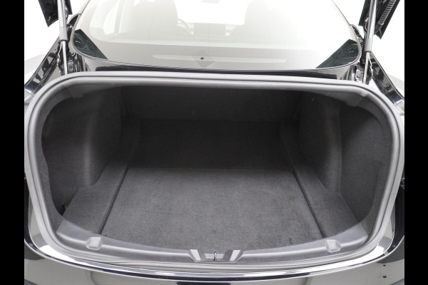 Tesla Model 3 Performance 513pk 20"Lmv Adap.Cruise Premium-HiFi Panoramadak Camera's Leer Wifi Ecc Pdc Cruise Dual Motor Long Range 75kWh Stoe Navi full map LED DAB Voorverwarmen interieur via App Keyless Origineel Nederlandse auto! Accu en motor garantie tot 21-12-2027 / 192.000km