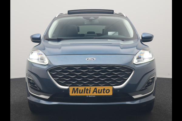 Ford Kuga 2.5 PHEV Vignale 225pk Dealer O.H | Trekhaak Af Fabriek | Panodak | Adaptive Cruise | 360 Camera | Bang & Olufsen | Head Up | Lederen Sportstoelen Memory & Verwarmd | Keyless | Apple Carplay | Navigatie | Virtual | DAB | 18"L.M | Plug In Hybrid |