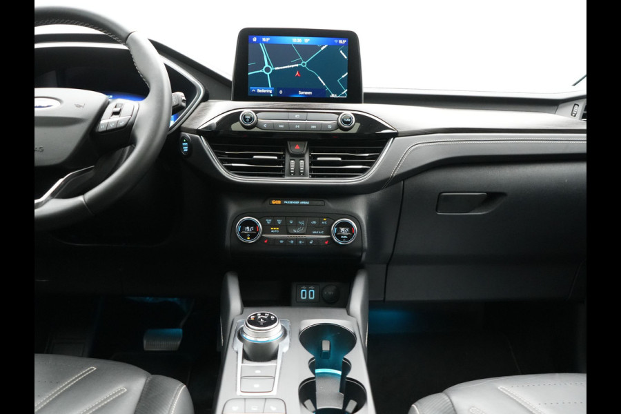 Ford Kuga 2.5 PHEV Vignale 225pk Dealer O.H | Trekhaak Af Fabriek | Panodak | Adaptive Cruise | 360 Camera | Bang & Olufsen | Head Up | Lederen Sportstoelen Memory & Verwarmd | Keyless | Apple Carplay | Navigatie | Virtual | DAB | 18"L.M | Plug In Hybrid |