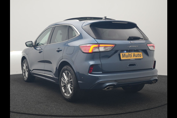 Ford Kuga 2.5 PHEV Vignale 225pk Dealer O.H | Trekhaak Af Fabriek | Panodak | Adaptive Cruise | 360 Camera | Bang & Olufsen | Head Up | Lederen Sportstoelen Memory & Verwarmd | Keyless | Apple Carplay | Navigatie | Virtual | DAB | 18"L.M | Plug In Hybrid |