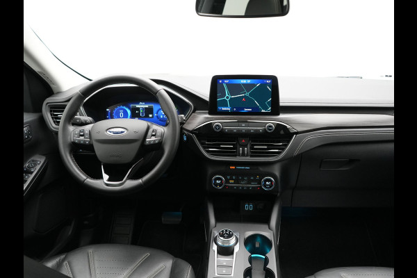 Ford Kuga 2.5 PHEV Vignale 225pk Dealer O.H | Trekhaak Af Fabriek | Panodak | Adaptive Cruise | 360 Camera | Bang & Olufsen | Head Up | Lederen Sportstoelen Memory & Verwarmd | Keyless | Apple Carplay | Navigatie | Virtual | DAB | 18"L.M | Plug In Hybrid |