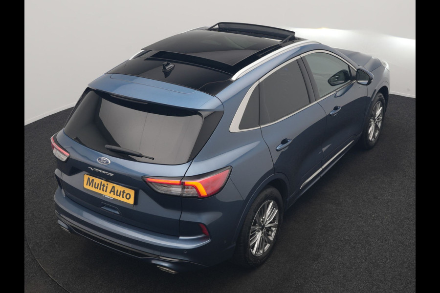 Ford Kuga 2.5 PHEV Vignale 225pk Dealer O.H | Trekhaak Af Fabriek | Panodak | Adaptive Cruise | 360 Camera | Bang & Olufsen | Head Up | Lederen Sportstoelen Memory & Verwarmd | Keyless | Apple Carplay | Navigatie | Virtual | DAB | 18"L.M | Plug In Hybrid |