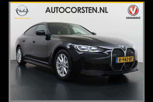 BMW i4 eDrive40 340PK 84kWh High Executive SOH 94% Leder Sportstoelen+Verwarmd Head-Up Display Camera Navi 3-Zone Ecc Live cockpit pro Laserlicht Elek.Achterklep Privacy Glas Isofix Wifi Bluetooth DAB Regen/Lichtsensor Draadloze lader 1e Eigenaar Dealeronderhouden Origineel Nederlandse Auto
