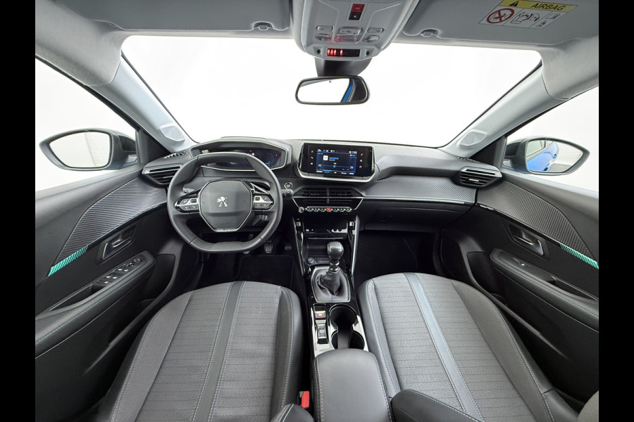 Peugeot 208 5Drs 101PK 360°Camera Apple Carplay Android Auto Isofix Ecc Allure Pack Pdc Regen-Lichtsensor Led Lmv 16" Privacy Glas Cruise Control Keyless entry/start 1e Eigenaar Origineel Nederlandse Auto