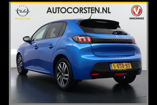 Peugeot 208 5Drs 101PK 360°Camera Apple Carplay Android Auto Isofix Ecc Allure Pack Pdc Regen-Lichtsensor Led Lmv 16" Privacy Glas Cruise Control Keyless entry/start 1e Eigenaar Origineel Nederlandse Auto