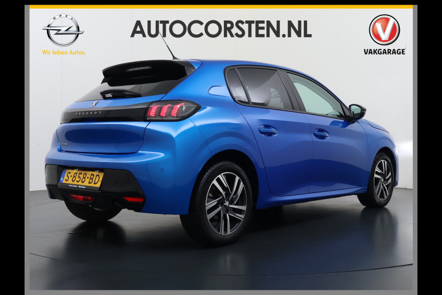 Peugeot 208 5Drs 101PK 360°Camera Apple Carplay Android Auto Isofix Ecc Allure Pack Pdc Regen-Lichtsensor Led Lmv 16" Privacy Glas Cruise Control Keyless entry/start 1e Eigenaar Origineel Nederlandse Auto