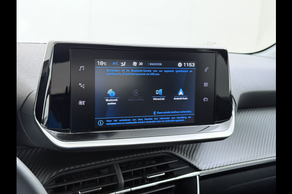 Peugeot 208 5Drs 101PK 360°Camera Apple Carplay Android Auto Isofix Ecc Allure Pack Pdc Regen-Lichtsensor Led Lmv 16" Privacy Glas Cruise Control Keyless entry/start 1e Eigenaar Origineel Nederlandse Auto