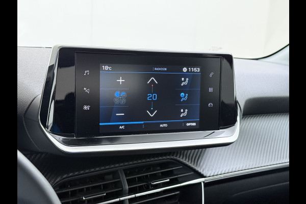 Peugeot 208 5Drs 101PK 360°Camera Apple Carplay Android Auto Isofix Ecc Allure Pack Pdc Regen-Lichtsensor Led Lmv 16" Privacy Glas Cruise Control Keyless entry/start 1e Eigenaar Origineel Nederlandse Auto
