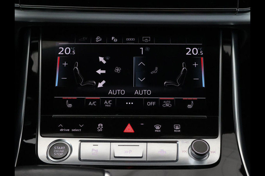 Audi Q8 60 TFSI e quattro Pro Line S Competition | SOH 79,5% | Cruise control | Memory | Stoelverwarming | 360 camera | Navigatie | Carplay | Climate control