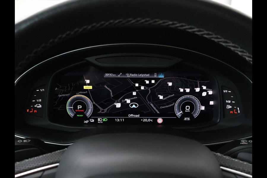 Audi Q8 60 TFSI e quattro Pro Line S Competition | SOH 79,5% | Cruise control | Memory | Stoelverwarming | 360 camera | Navigatie | Carplay | Climate control