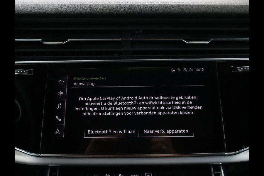 Audi Q8 60 TFSI e quattro Pro Line S Competition | SOH 79,5% | Cruise control | Memory | Stoelverwarming | 360 camera | Navigatie | Carplay | Climate control