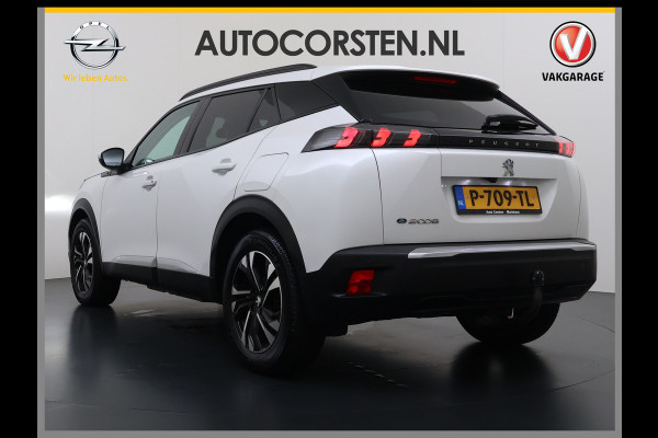 Peugeot e-2008 EV Allure Pack 50kWh Trekhaak 3D-Navi 360°Camera Apple Carplay Android Auto Ecc SOH 88% Regen-Lichtsensor Privacy Glas Led Isofix Bluetooth Cruise Control 1e Eigenaar Dealeronderhouden Origineel Nederlandse Auto