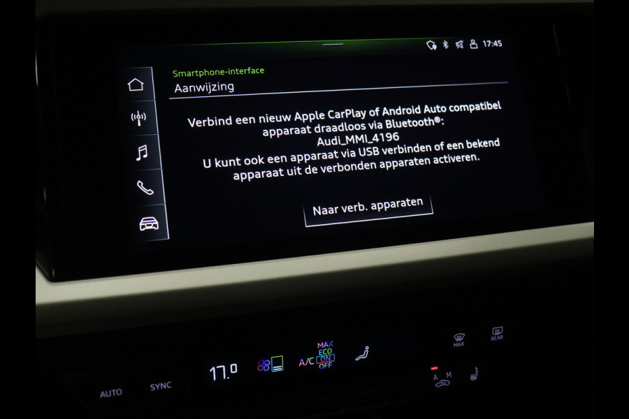 Audi Q4 e-tron 35 Launch edition 55 kWh [ADAPTIVE CRUISE CONTROL, APPLE CARPLAY, ANDROID, STOELVERWARMING, DIGITAL DASH, CAMERA, PDC V+A, STUURWIEL MULTIFUNTIONEEL, ELEKTRISCHE ACHTERKLEP, LED, SMARTPHONE INTERFACE, CLIMATE CONTROL