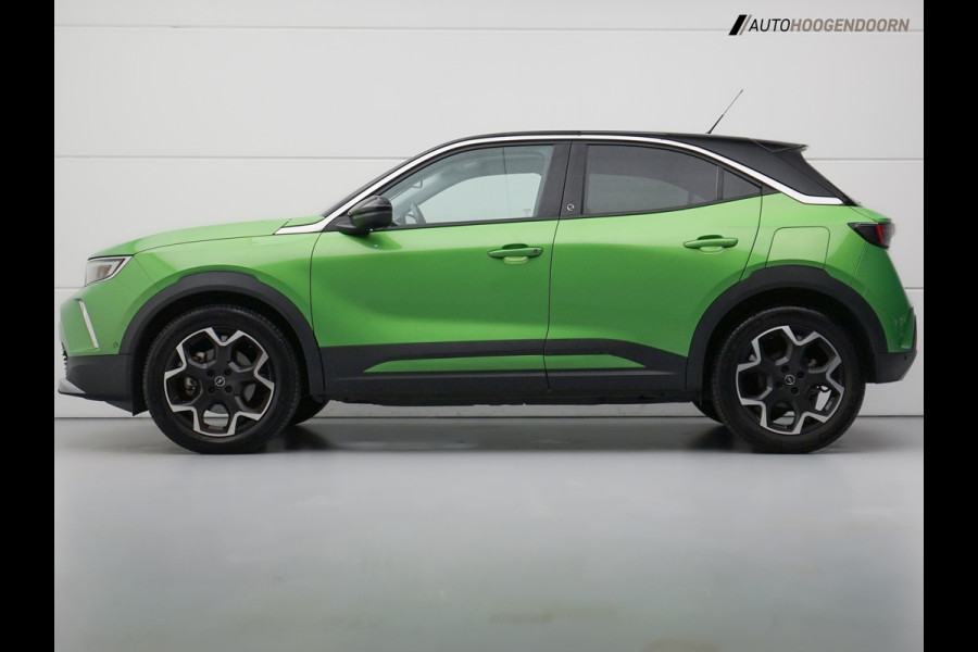 Opel Mokka-e Ultimate Sport 50-kWh (APPLE CARPLAY,STUUR-STOELVERWARMING,KEYLESS,ACHTERUITRIJCAMERA,LANE ASSIST,ADAPTIVE CRUISE)