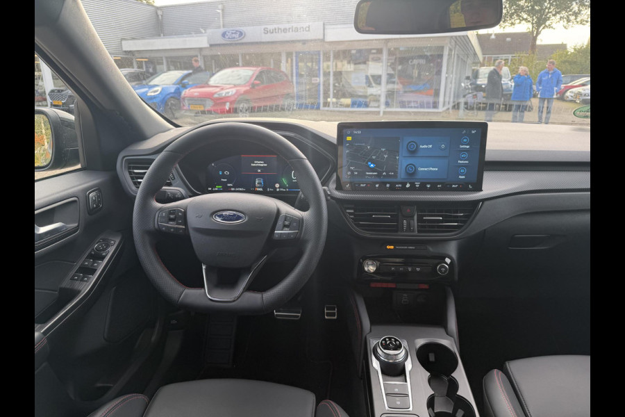 Ford Kuga 2.5 PHEV ST-Line X 243pk | Black Package | Wegklapbare trekhaak (elektrisch bedienbaar) | Panoramadak, elektrisch te openen | Adaptieve Matrix LED koplampen met | Winter Pack