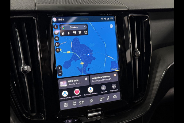 Volvo XC60 2.0 T6 Plug-in hybrid AWD Plus Black Edition Trekhaak | Open dak | Adapt. cruise | Stuur-/Stoelverwarming | Dodehoek | Memory | Camera | Google