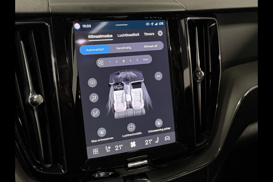 Volvo XC60 2.0 T6 Plug-in hybrid AWD Plus Black Edition Trekhaak | Open dak | Adapt. cruise | Stuur-/Stoelverwarming | Dodehoek | Memory | Camera | Google