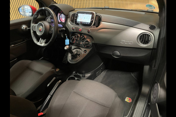 Fiat 500C 1.4 T-Jet Abarth Turismo 70th Anniversary|160PK|BLACK&RED EDITION|DIGITAL COCKPIT|CABRIO|CARPLAY|NAVIGATIE|AIRCO|MARGE|