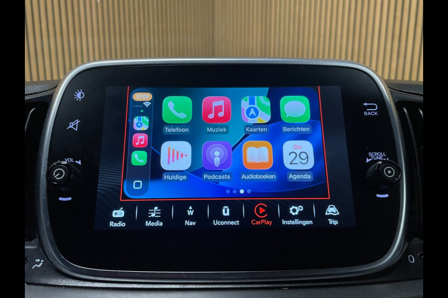 Fiat 500C 1.4 T-Jet Abarth Turismo 70th Anniversary|160PK|BLACK&RED EDITION|DIGITAL COCKPIT|CABRIO|CARPLAY|NAVIGATIE|AIRCO|MARGE|