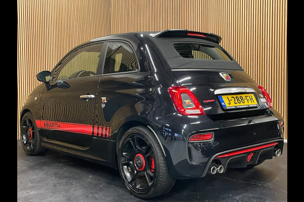 Fiat 500C 1.4 T-Jet Abarth Turismo 70th Anniversary|160PK|BLACK&RED EDITION|DIGITAL COCKPIT|CABRIO|CARPLAY|NAVIGATIE|AIRCO|MARGE|